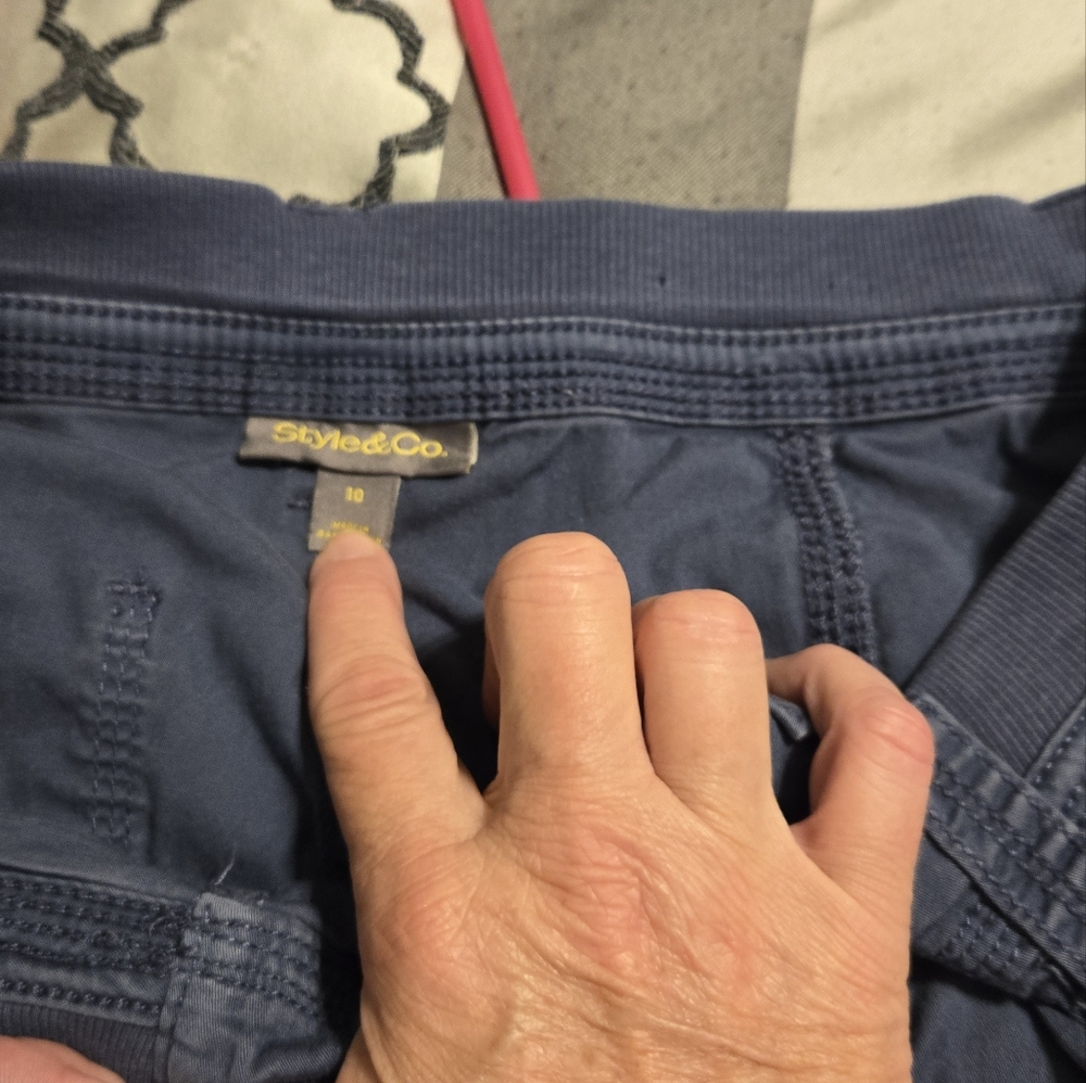 Style & Co. Navy Blue Trousers